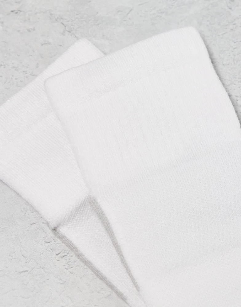 商品Adidas|adidas Running Essentials ankle socks in white and grey 3 pack,价格¥93,第3张图片详细描述