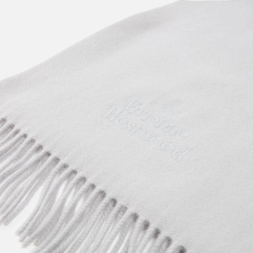 商品Vivienne Westwood|Vivienne Westwood Embroidered Wool Logo Scarf,价格¥918,第3张图片详细描述