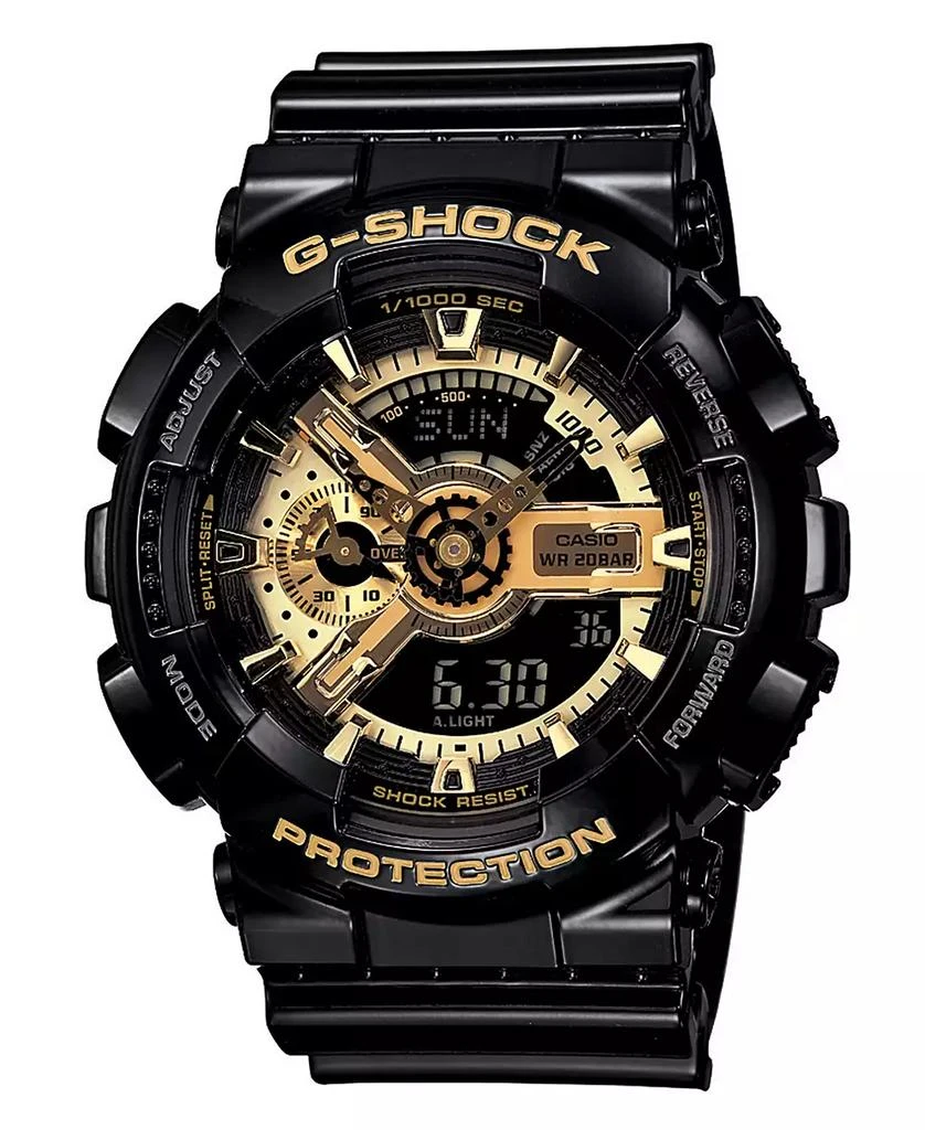 商品G-Shock|G-Shock系列经典黑金防水运动手表 男款,价格¥1122,第1张图片