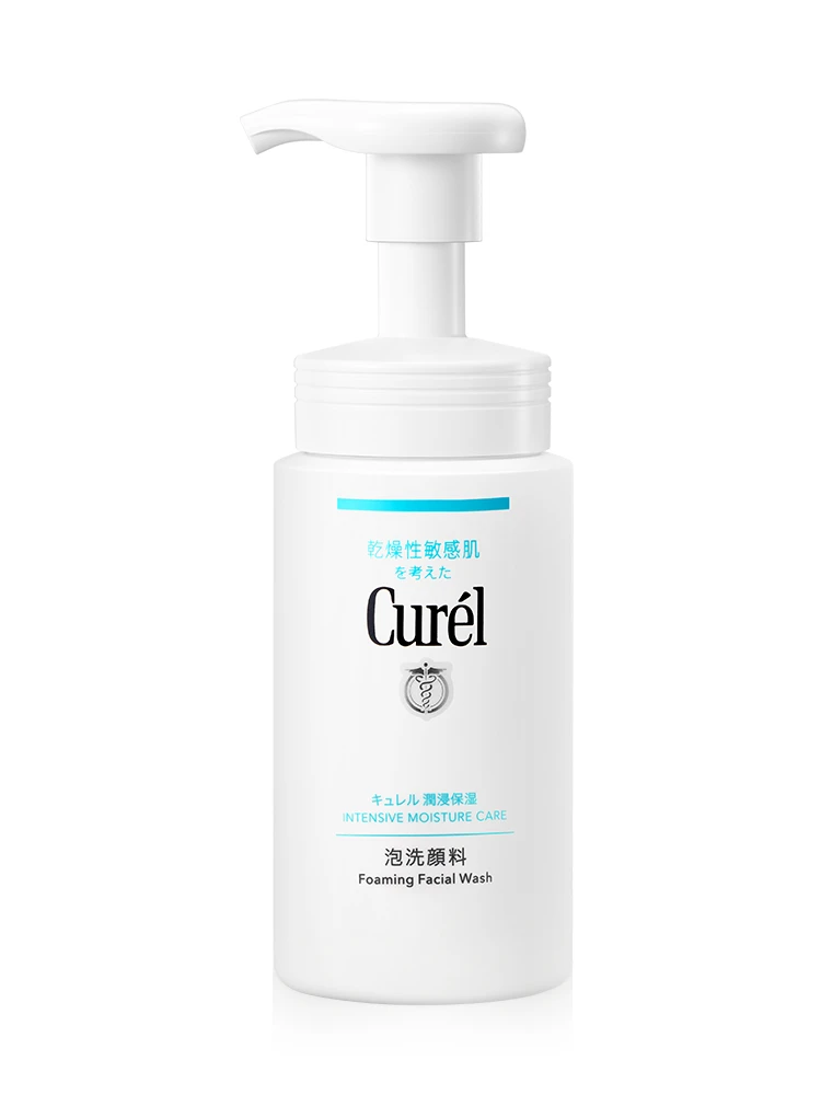 商品Curel|日本Curel珂润洗面奶泡沫氨基酸洁面乳女温和清洁控油男,价格¥109,第1张图片