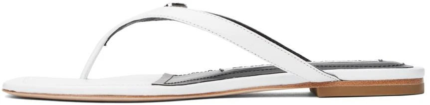 商品Alexander Wang|White Ivy Thong Flat Sandals,价格¥3060,第3张图片详细描述