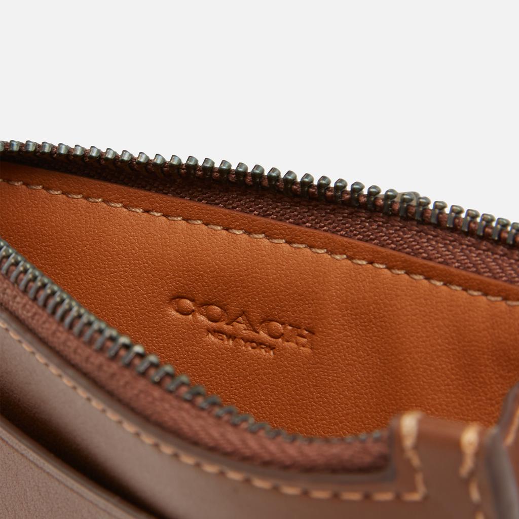 Coach Men's Zip Card Case in Smooth Leather商品第4张图片规格展示