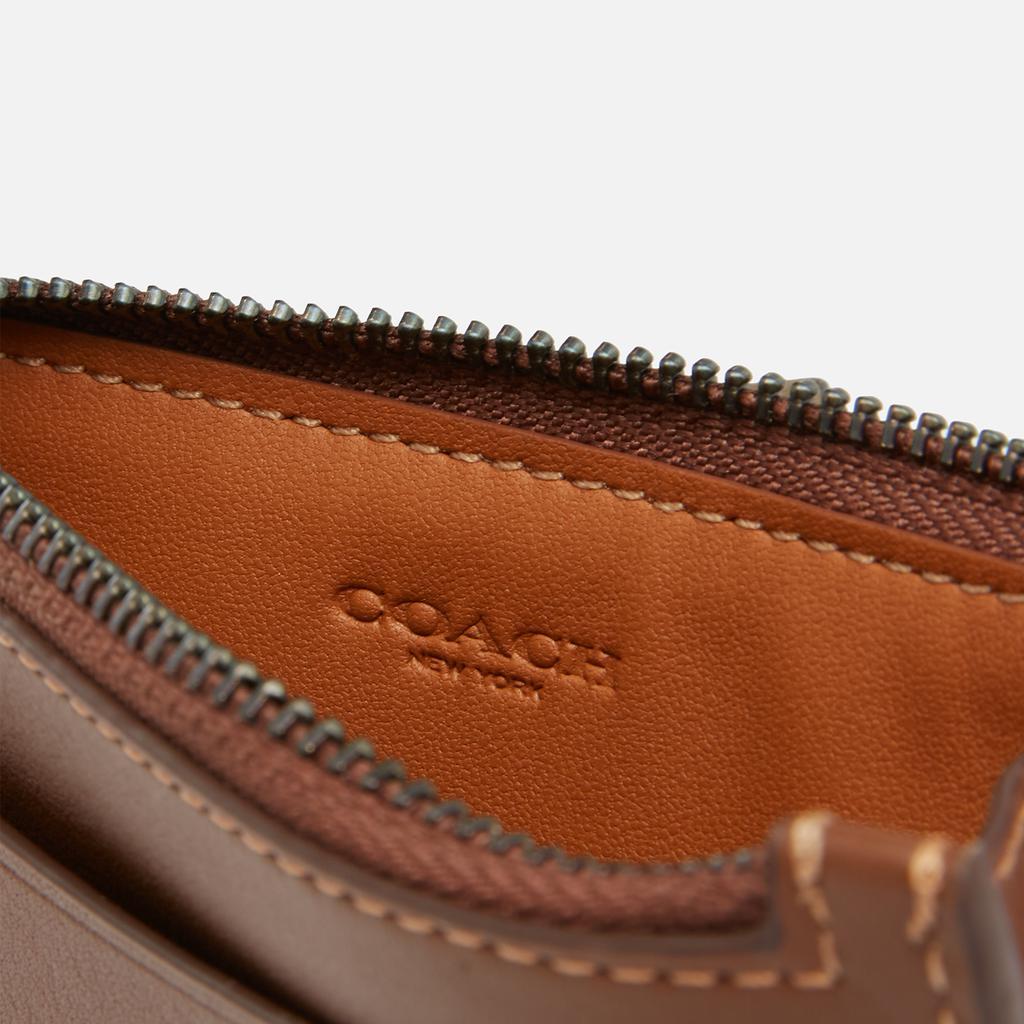 商品Coach|Coach Men's Zip Card Case in Smooth Leather,价格¥881,第6张图片详细描述