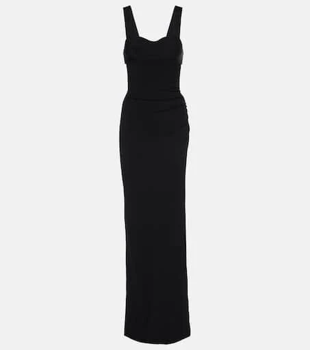 商品Tom Ford|Side-slit bustier gown,价格¥16782,第1张图片
