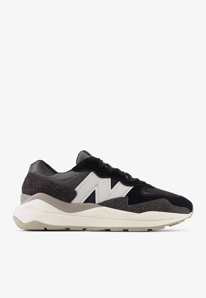 商品New Balance|57/40 Low-Top Sneakers in Black with Sea Salt and Magnet,价格¥1213,第1张图片