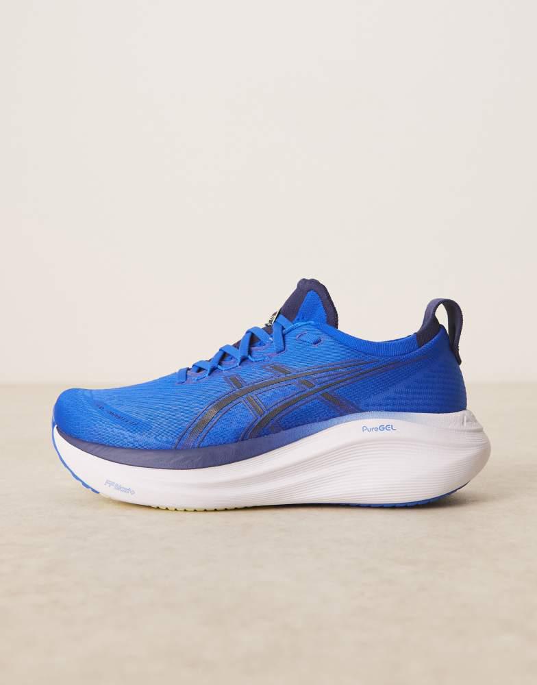 Asics Asics Gel-Nimbus 27 running trainers in illusion blue  display picture 2