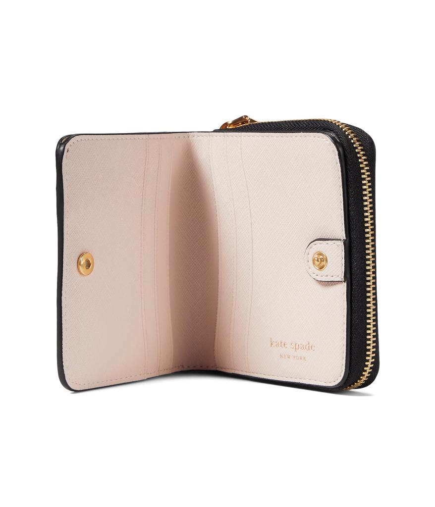 Morgan Saffiano Leather Small Compact Wallet商品第3张图片规格展示