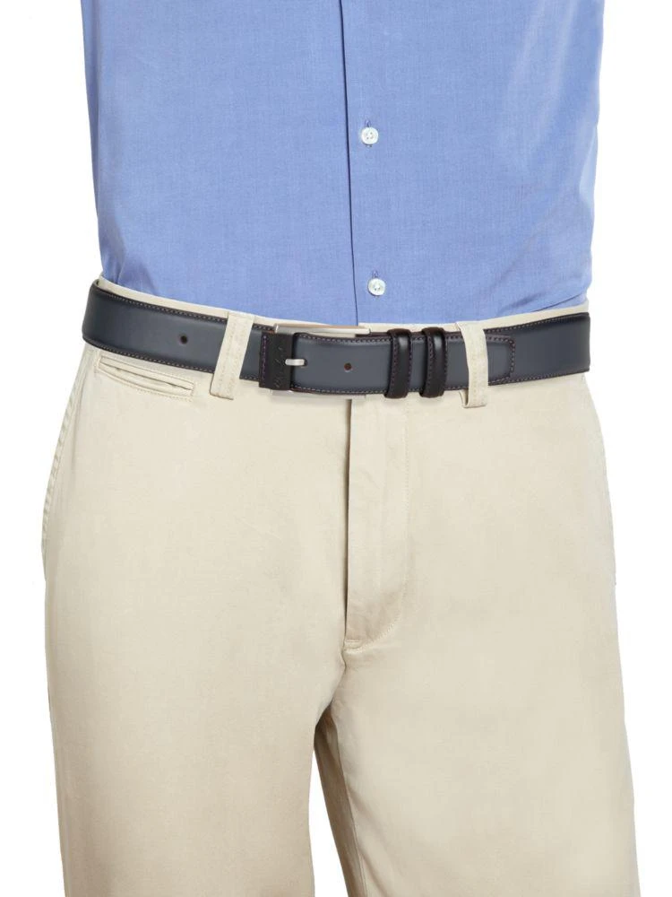 商品Robert Graham|Martin Faux-Leather Belt,价格¥224,第3张图片详细描述
