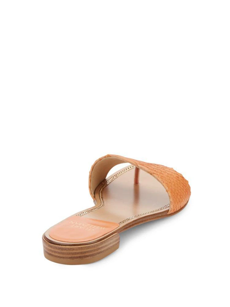 商品Stuart Weitzman|'Slip N Slide' Embossed Sandals,价格¥669,第2张图片详细描述