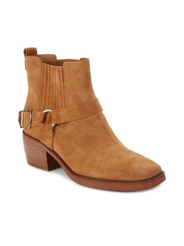 商品Sam Edelman|Bellamie Suede Riding Heel Biker Boots,价格¥513,第2张图片详细描述