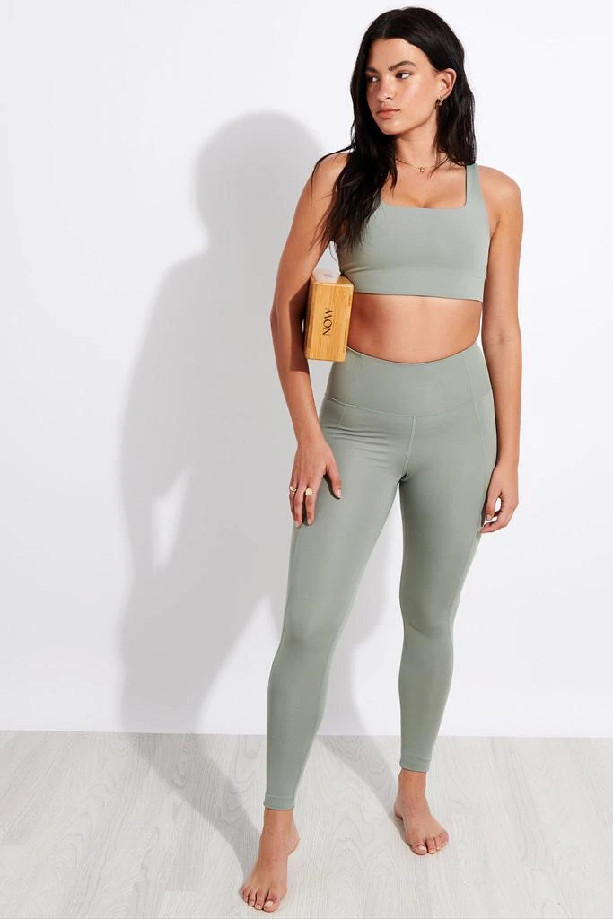 商品Girlfriend Collective|Compressive High Waisted Legging - Agave,价格¥475,第4张图片详细描述