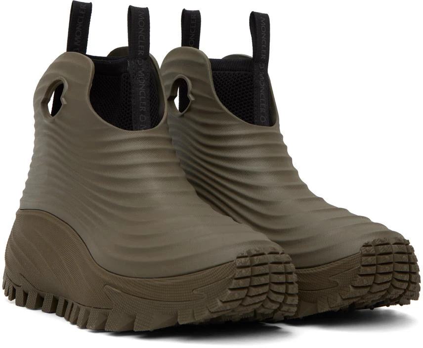 商品Moncler|Khaki Aqua High Rain Boots,价格¥4325,第4张图片详细描述