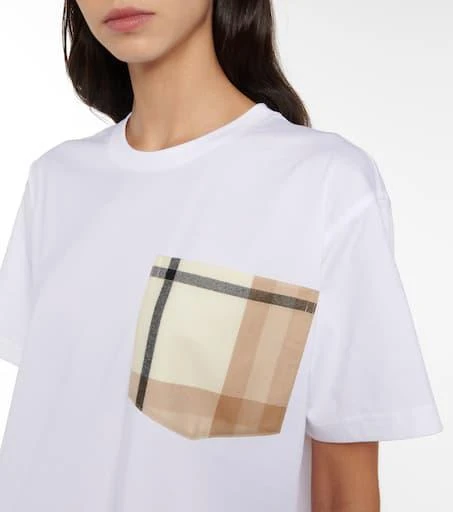 商品Burberry|Cotton-jersey T-shirt,价格¥3950,第4张图片详细描述