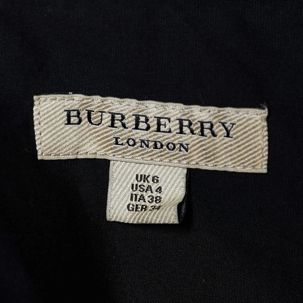 商品[二手商品] Burberry|Burberry Black Stretch Cotton Button Front Shirt S,价格¥808,第4张图片详细描述