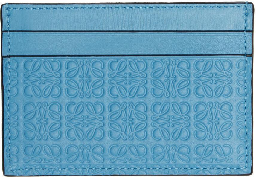 商品Loewe|Blue Repeat Plain Card Holder,价格¥1652,第4张图片详细描述