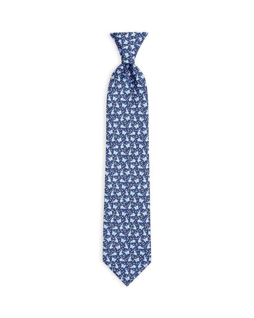 商品Salvatore Ferragamo|Elephant Print Classic Silk Tie,价格¥1464,第1张图片