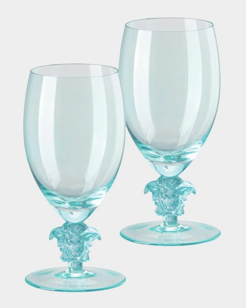 商品Versace|Medusa Lumiere 2 Short Stem  White Wine Glasses, Set of Two,价格¥4449,第1张图片