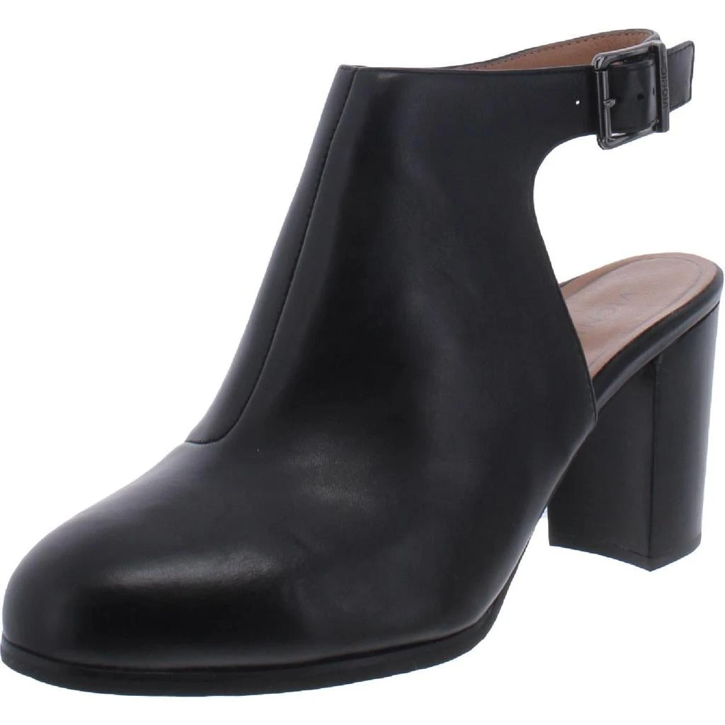 商品VIONIC|Vionic Womens Lacey Leather Block Heel Ankle Boots,价格¥357,第2张图片详细描述
