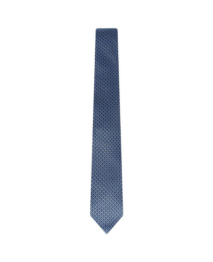 商品Salvatore Ferragamo|Monogram Printed Pointed Tip Tie,价格¥1457,第1张图片