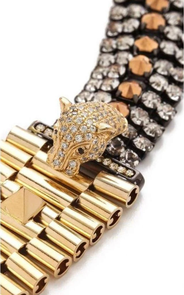 商品Iosselliani|Cheetah Head Crystal Bracelet,价格¥3197,第4张图片详细描述