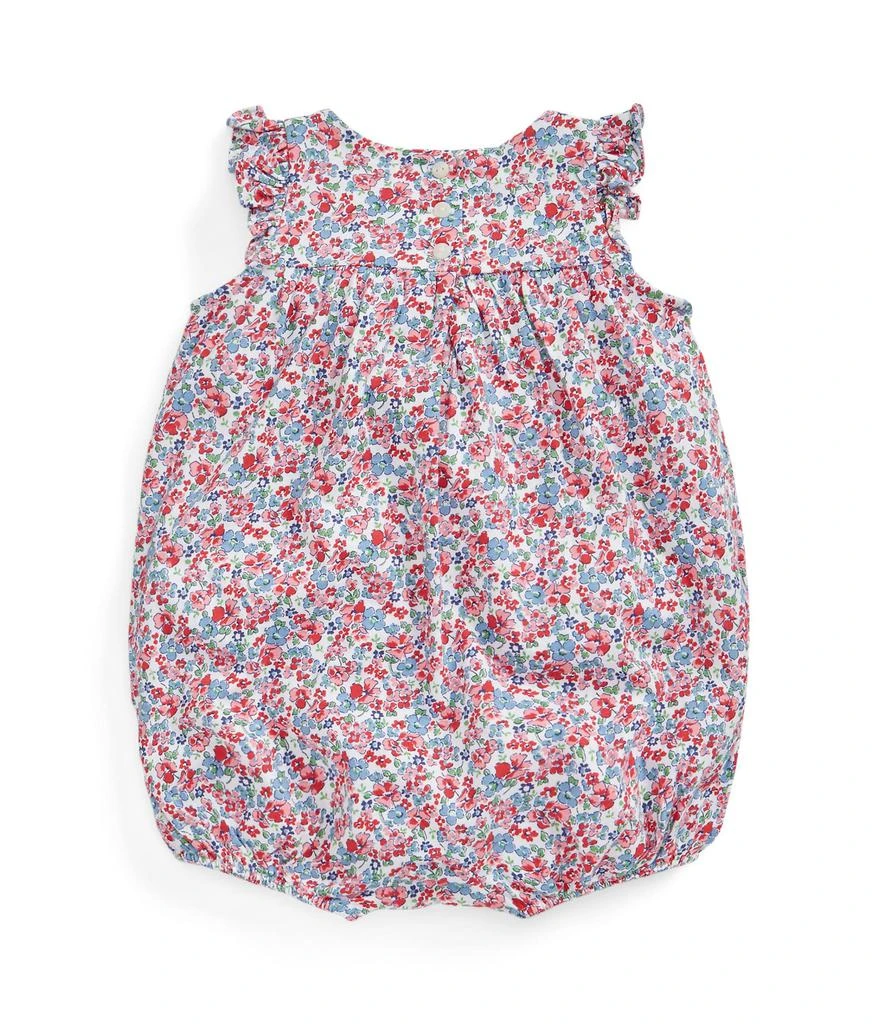商品Ralph Lauren|Floral Cotton Jersey Bubble Shortall (Infant),价格¥302,第2张图片详细描述