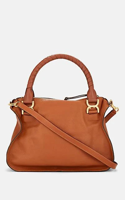 商品Chloé|Marcie Medium Leather Satchel,价格¥11993,第4张图片详细描述