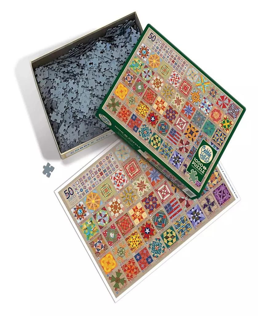 商品Cobble Hill|50 States Quilt Blocks Puzzle,价格¥150,第2张图片详细描述