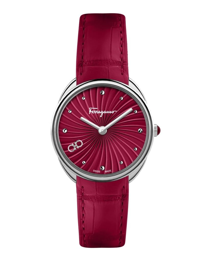 商品Salvatore Ferragamo|Cuir Strap Watch,价格¥1940,第1张图片