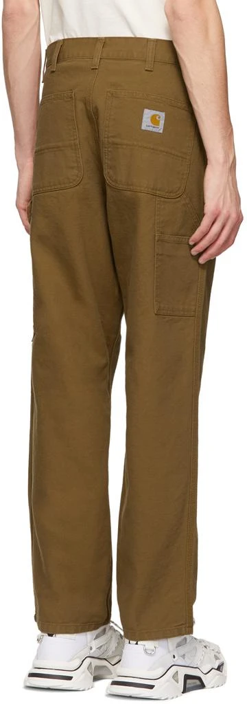 商品Carhartt WIP|Brown Single Knee Trousers,价格¥1020,第3张图片详细描述