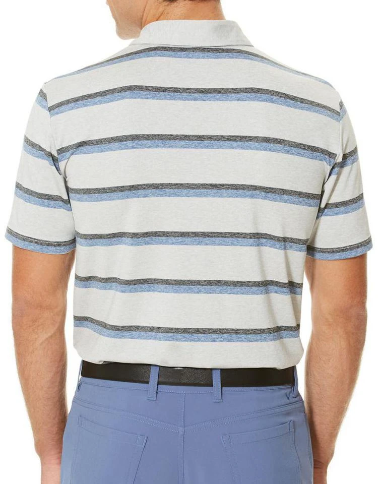 商品Callaway|Short Sleeve Opti-Soft Golf Performance Heather Printed Stripe Polo Shirt,价格¥266,第3张图片详细描述