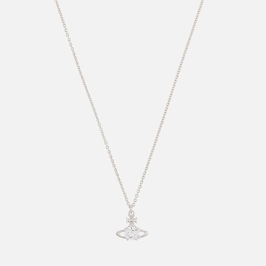 商品Vivienne Westwood|Vivienne Westwood Women's Reina Pendant - Platinum/White,价格¥990,第1张图片