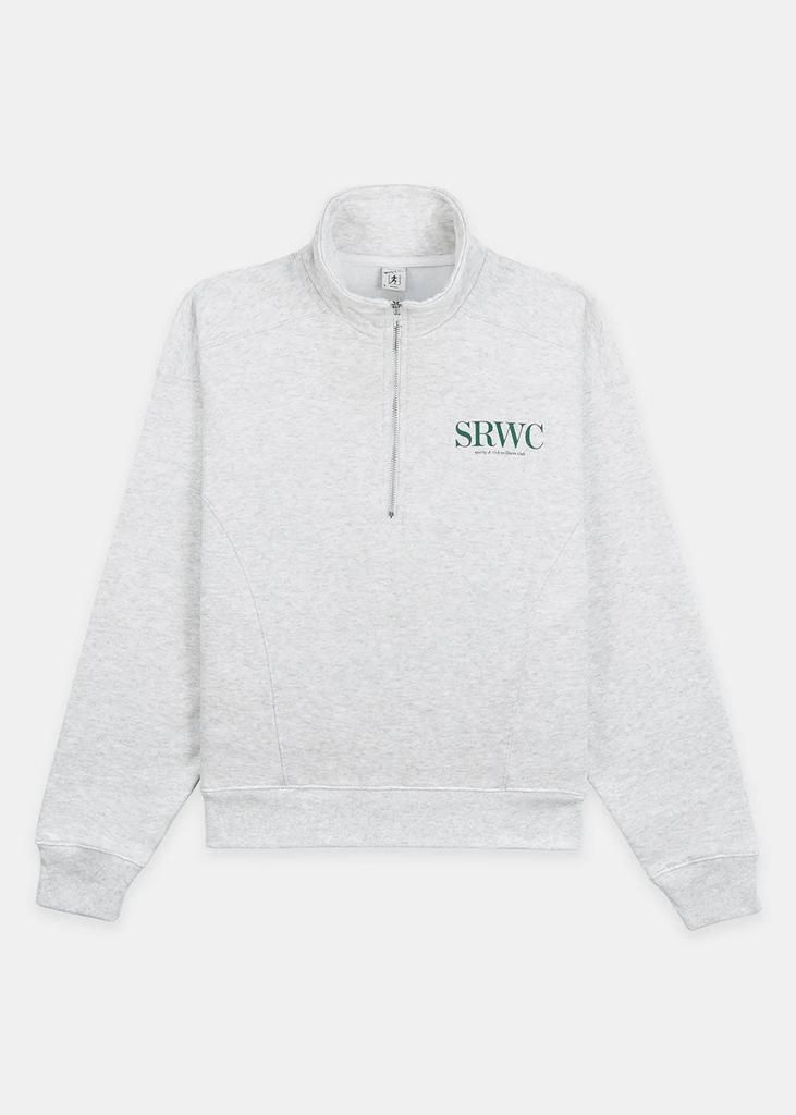 Sporty & Rich Upper East Side Quarter Zip Sweatshirt商品第1张图片规格展示