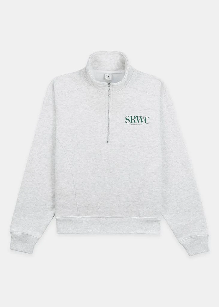 商品Sporty & Rich|Sporty & Rich Upper East Side Quarter Zip Sweatshirt,价格¥862,第1张图片