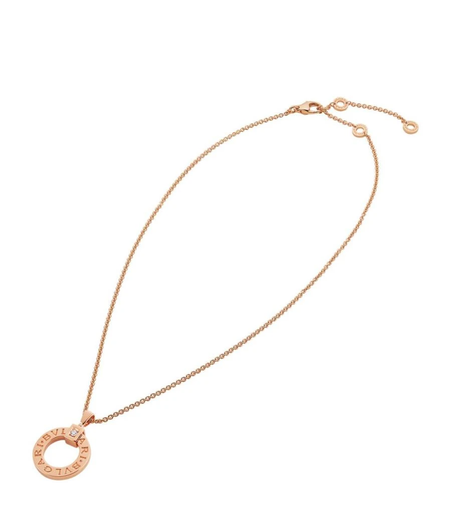 商品BVLGARI|Rose Gold and Diamond BVLGARI BVLGARI Necklace,价格¥39743,第1张图片