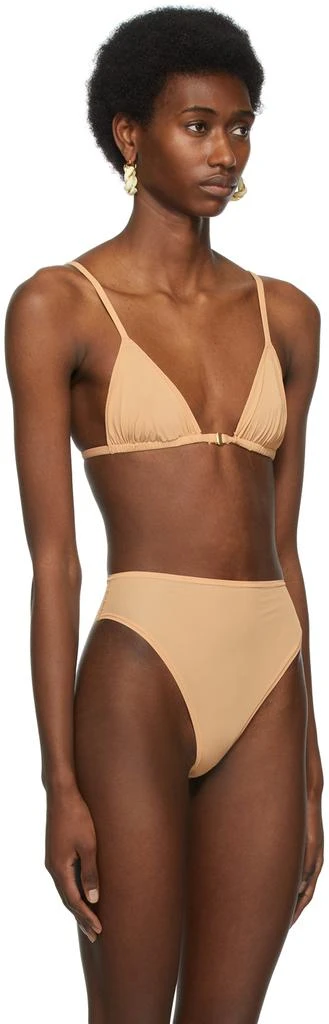 商品SKIMS|Beige Jelly Sheer Triangle Bralette,价格¥319,第2张图片详细描述