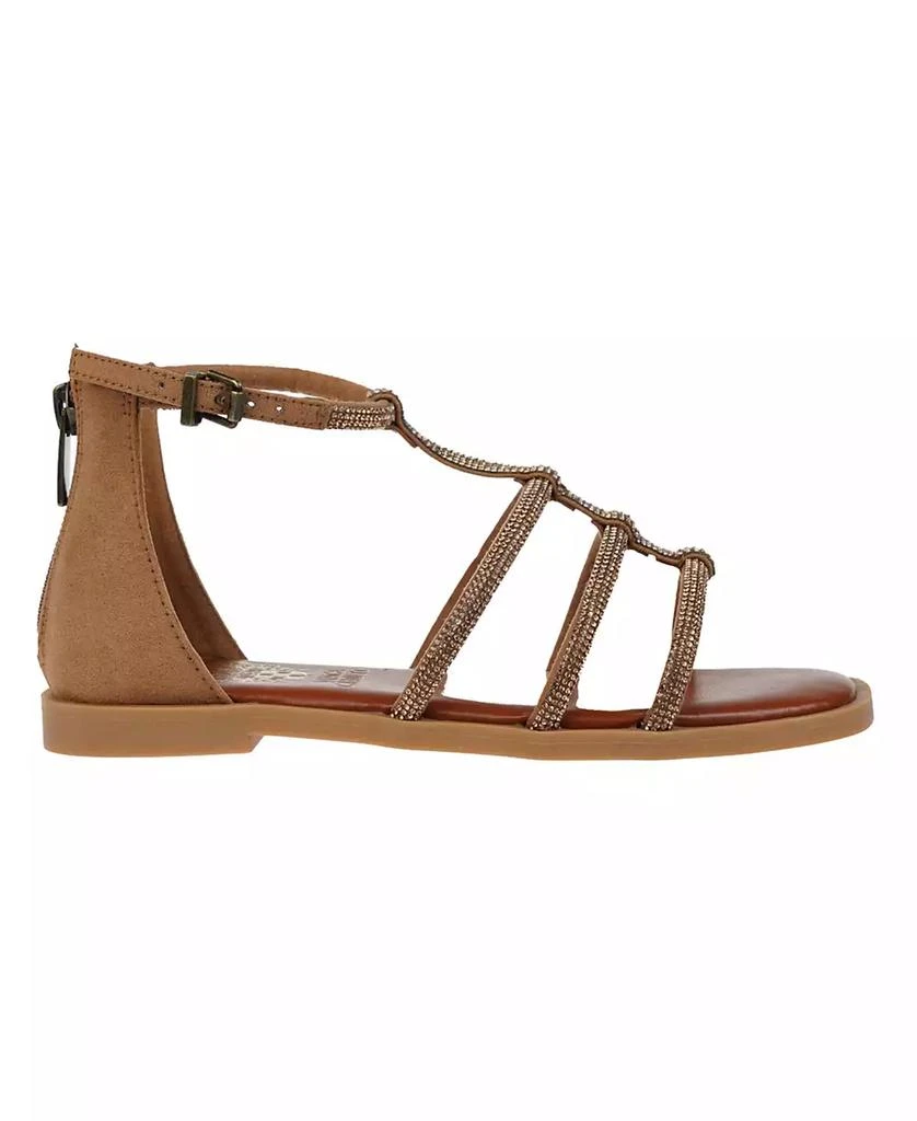 Big Girl's Fashion Sandal with Micro Stone Strappy Upper Glass stones/Polyester Sandals 商品