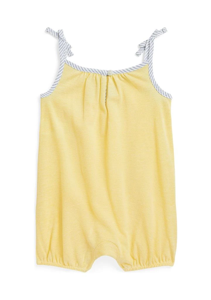商品Ralph Lauren|Baby Girls Knit Oxford Bubble Shortall,价格¥166,第2张图片详细描述