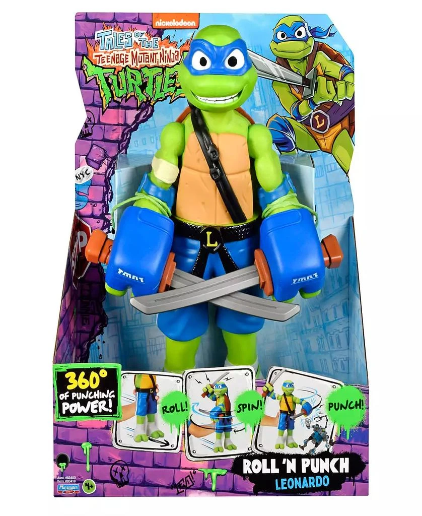 商品TEENAGE MUTANT NINJA TURTLES|Giant Roll N Punch Leonardo Action Figure toy,价格¥150,第1张图片