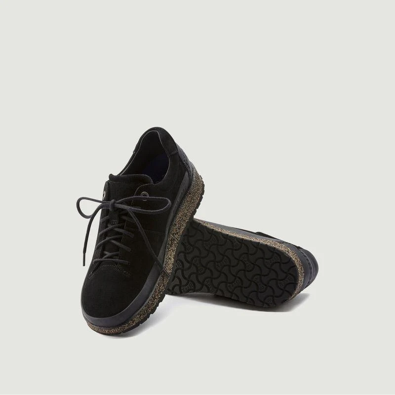 商品Birkenstock|Honnef suede low top sneakers Black BIRKENSTOCK,价格¥1471,第4张图片详细描述