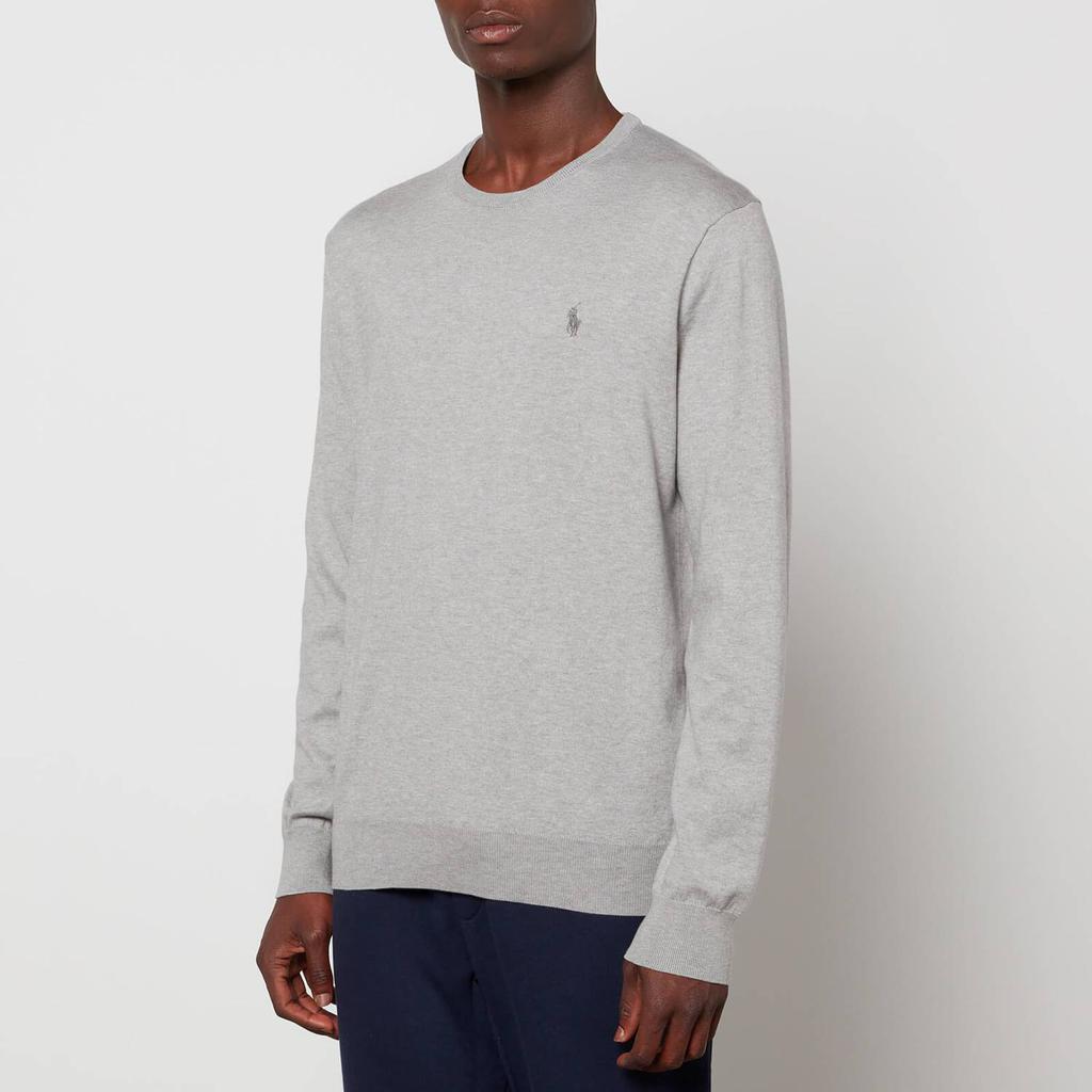 商品Ralph Lauren|Polo Ralph Lauren Men's Slim Fit Cotton Sweater - Andover Heather,价格¥1100,第1张图片