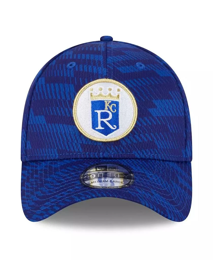 商品New Era|Men's Royal Kansas City Royals 2025 MLB Clubhouse 39THIRTY Flex Hat,价格¥240,第5张图片详细描述