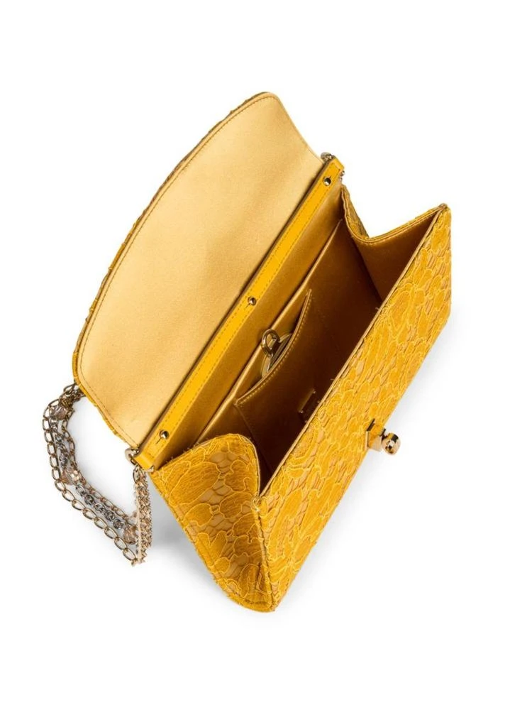 商品Dolce & Gabbana|蕾丝 Pouchette 链条手包,价格¥5197,第2张图片详细描述