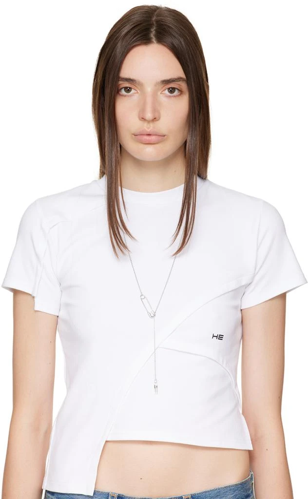 商品Numbering|Silver Safety Pin Necklace,价格¥1534,第2张图片详细描述