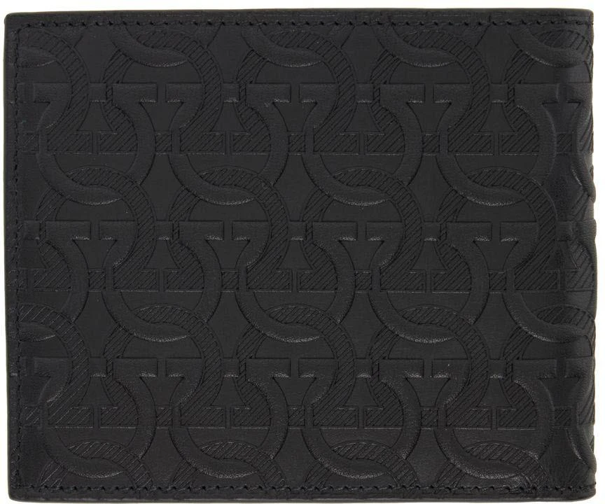 商品Salvatore Ferragamo|Black Gancini Wallet,价格¥2393,第2张图片详细描述