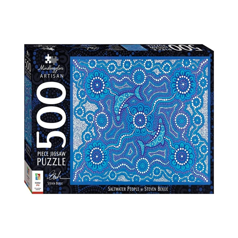 Mindbogglers Artisan 500-Piece Saltwater People Steven Bekue For Adults ...