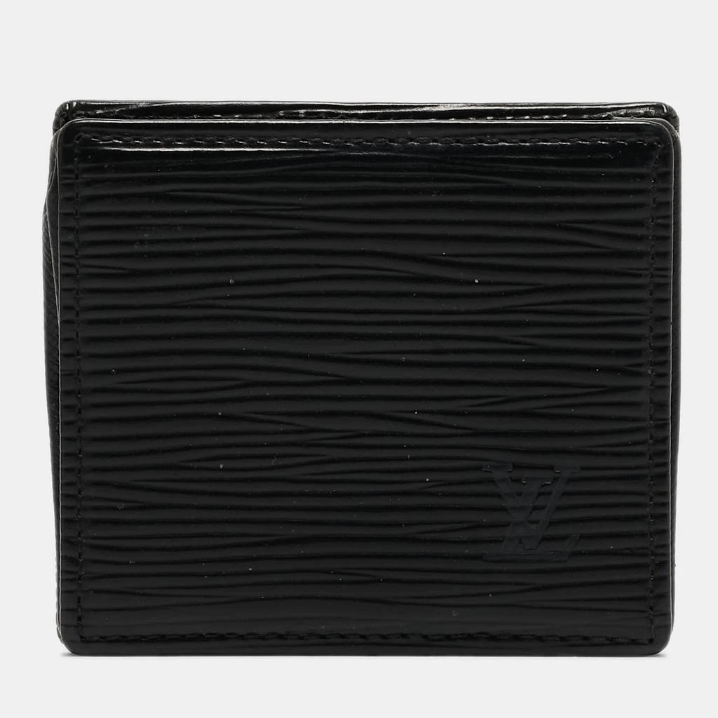 商品[二手商品] Louis Vuitton|Louis Vuitton Black Epi Leather Porte-Monnaie Boite Coin Purse,价格¥1750,第1张图片