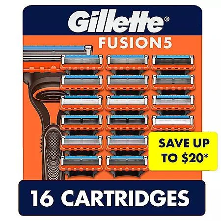 商品Gillette|Gillette Fusion5 Men's Razor Blade Refill Cartridges (16 ct.),价格¥315,第1张图片