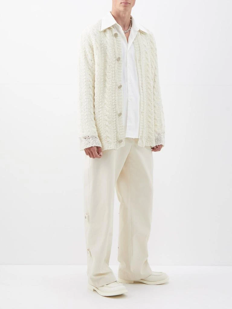 商品Our Legacy|Big cable-knit merino-blend cardigan,价格¥3396,第2张图片详细描述