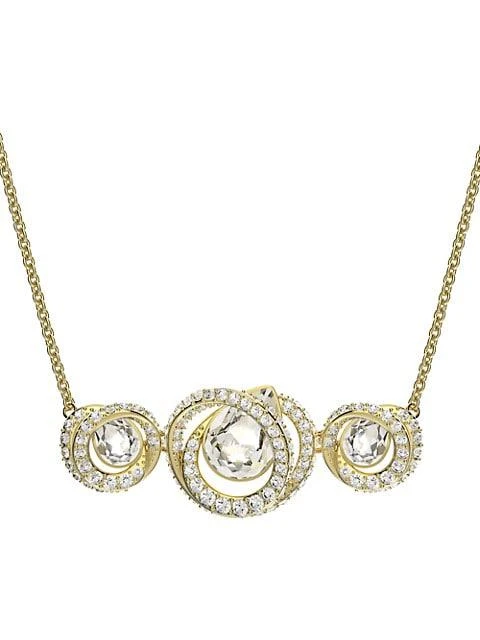 商品Swarovski|Generation Goldplated Crystal Pendant Necklace,价格¥1455,第1张图片