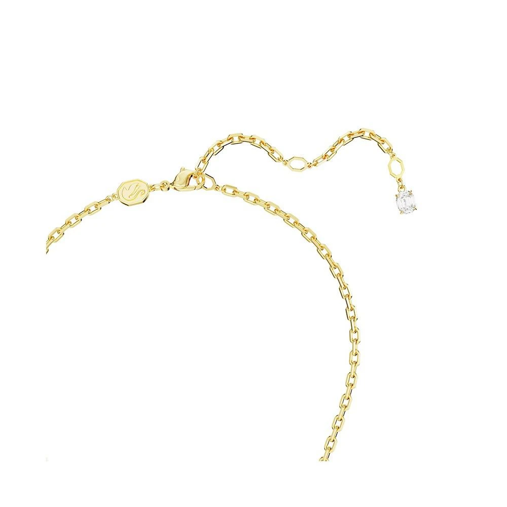Swarovski Octagon Cut, Pink, Gold-Tone Imber Pendant Necklace 3